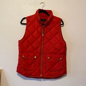 Red Jcrew Vest